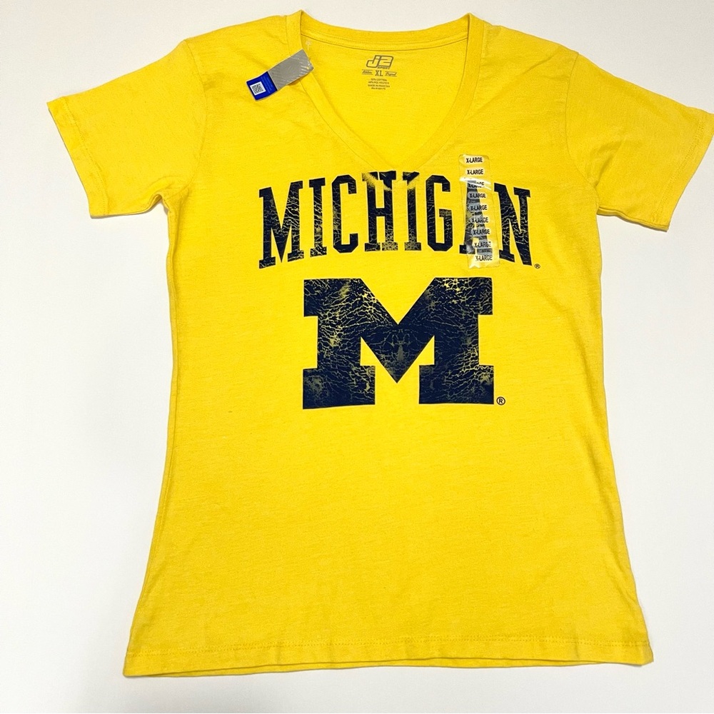 Michigan Women's Yellow T-Shirt